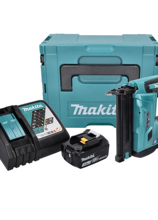 Makita DBN 500 RF1J Akumulatorowa gwoździarka pionowa 18 V 15-50 mm + 1x akumulator 3,0 Ah + ładowarka + Makpac