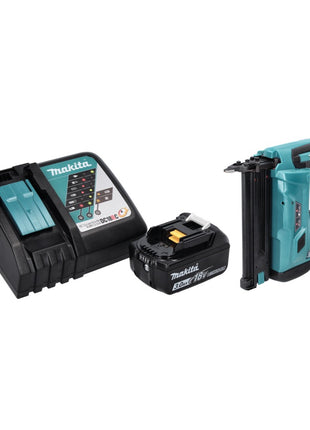 Makita DBN 500 RF1 Akku Stauchkopfnagler 18 V 15-50 mm + 1x Akku 3,0 Ah + Ladegerät