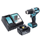 Makita DDF 487 RT1 Akku Bohrschrauber 18 V 40 Nm Brushless + 1x Akku 5,0 Ah + Ladegerät - Toolbrothers