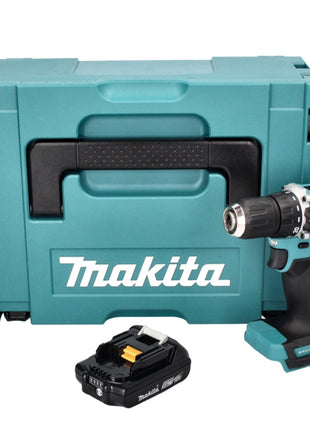 Makita DDF 487 A1J taladro atornillador inalámbrico 18 V 40 Nm sin escobillas + 1x batería 2,0 Ah + Makpac - sin cargador