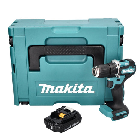 Makita DDF 487 A1J Akku Bohrschrauber 18 V 40 Nm Brushless + 1x Akku 2,0 Ah + Makpac - ohne Ladegerät