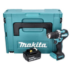 Makita DDF 487 T1J Akku Bohrschrauber 18 V 40 Nm Brushless + 1x Akku 5,0 Ah + Makpac - ohne Ladegerät - Toolbrothers