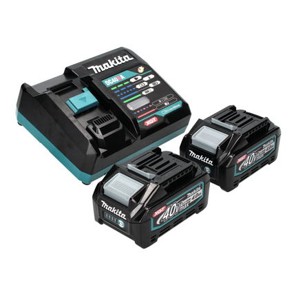 Makita UB 001 GM201 Dmuchawa akumulatorowa Dmuchawa do liści 40 V maks. bezszczotkowa + 2x akumulator 4,0 Ah + ładowarka