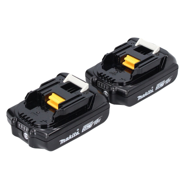 Akumulatorowy zestaw zasilający Makita 18 V z 2x akumulatorem BL 1820 B 2,0 Ah ( 2x 197254-9 )