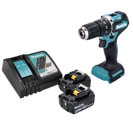 Makita DHP 487 RM Akku Schlagbohrschrauber 18 V 40 Nm Brushless + 2x Akku 4,0 Ah + Ladegerät - Toolbrothers