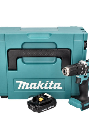 Makita DHP 487 A1J akumulatorowa wiertarko-wkrętarka udarowa 18 V 40 Nm bezszczotkowa + 1x akumulator 2,0 Ah + Makpac - bez ładowarki