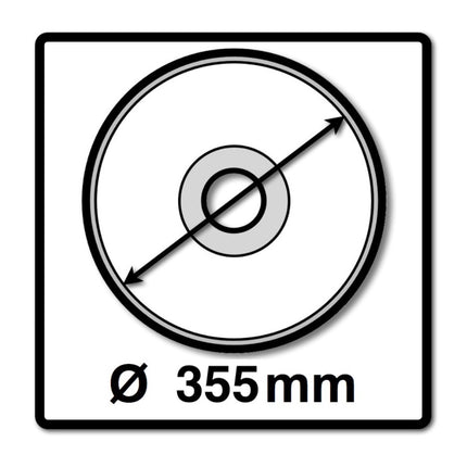 Metabo CS 23-355 Szlifierka do cięcia metalu 2300 W 355 mm ( 602335850 ) + 1x tarcza tnąca
