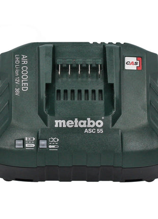 Metabo 18 V LiHD Basis Set + 2x Akku 5,5 Ah + ASC 55 Ladegerät + metaBOX