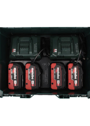 Metabo 18 V LiHD Basis Set + 4x Akku 5,5 Ah + 2x ASC 55 Ladegerät + metaBOX