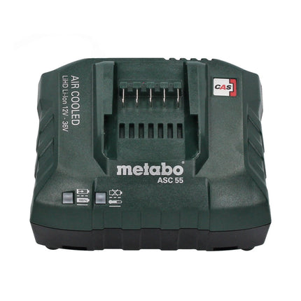 Metabo 18 V LiHD Basis Set + 2x Akku 8,0 Ah + ASC 55 Ladegerät + metaBOX