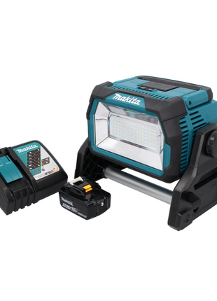 Makita DML 809 RG1 Akku LED Baustrahler 18 V 10000 lm + 1x Akku 6,0 Ah + Ladegerät