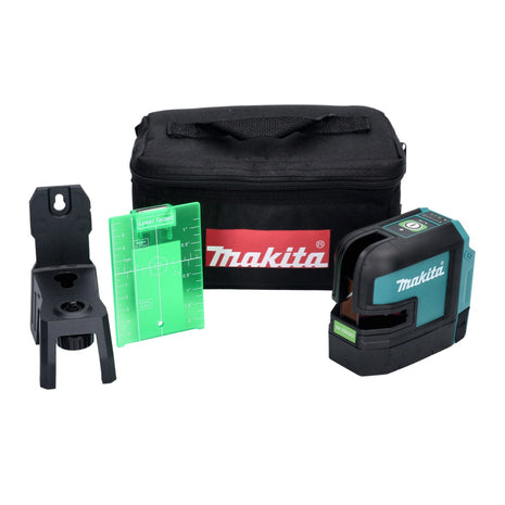 Makita SK 106 GDZ Akku Kreuzlinienlaser Kreuzpunktlaser grün 12 V Solo - ohne Akku, ohne Ladegerät