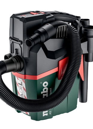 Metabo AS 18 L PC Aspirador de batería compacto 18 V 6 l IPX4 clase de polvo L (602028850) solo en seco y húmedo - sin batería, sin cargador