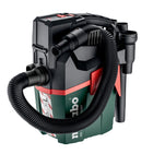 Metabo AS 18 L PC Aspirador de batería compacto 18 V 6 l IPX4 clase de polvo L (602028850) solo en seco y húmedo - sin batería, sin cargador