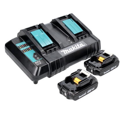 Zestaw Makita Power Source Kit 18 V z akumulatorem 2x BL 1820 B 2,0 Ah ( 197254-9 ) + podwójna ładowarka DC 18 SH ( 199687-4 )