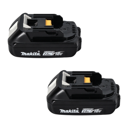 Makita Power Source Kit 18 V mit 2x BL 1820 B Akku 2,0 Ah ( 2x 197254-9 ) + DC 18 RE Multi Schnell Ladegerät ( 198720-9 )