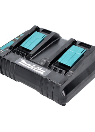 Makita Power Source Kit 18 V avec 2x BL 1840 B4,0 Ah batterie ( 197265-4 ) + DC 18 SH double chargeur ( 199687-4 ) + Makpac