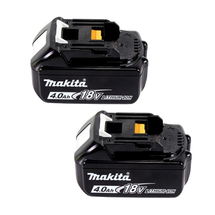 Zestaw Makita Power Source Kit 18 V z akumulatorem 2x BL 1840 B 4,0 Ah ( 197265-4 ) + podwójna ładowarka DC 18 SH ( 199687-4 ) + Makpac