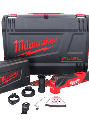 Milwaukee M18 FMT-0X FUEL Akku Multitool 18 V Brushless ( 4933478491 ) + 7 tlg. Zubehör Set + HD Box - ohne Akku, ohne Ladegerät