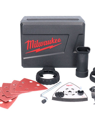 Milwaukee M18 FMT-0X FUEL Akku Multitool 18 V Brushless ( 4933478491 ) + 7 tlg. Zubehör Set + HD Box - ohne Akku, ohne Ladegerät