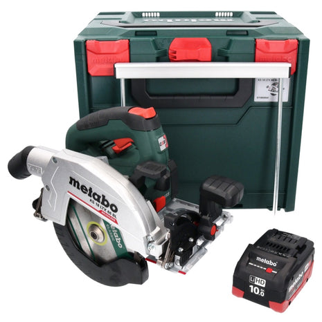 Metabo KS 18 LTX 66 BL Akumulatorowa pilarka tarczowa 18 V 165 mm + 1x akumulator 10,0 Ah + metaBOX - bez ładowarki