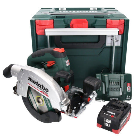 Metabo KS 18 LTX 66 BL Akku Handkreissäge 18 V 165 mm + 1x Akku 10,0 Ah + Ladegerät + metaBOX