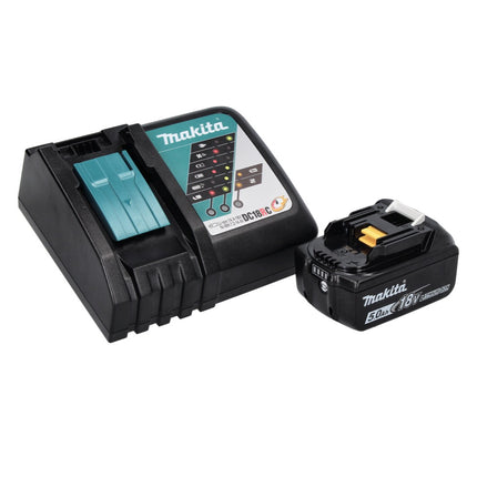 Akumulatorowa wiertarko-wkrętarka Makita DDF 486 RT1 18 V 130 Nm bezszczotkowa + 1x akumulator 5,0 Ah + ładowarka