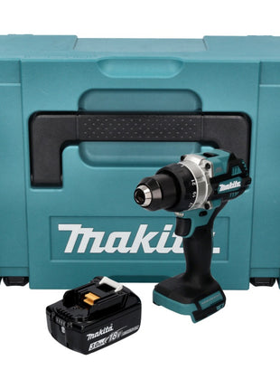 Makita DDF 486 F1J taladro atornillador inalámbrico 18 V 130 Nm sin escobillas + 1x batería 3,0 Ah + Makpac - sin cargador