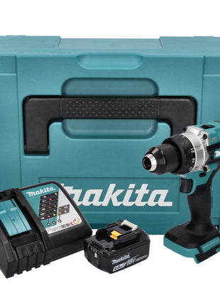 Makita DDF 486 RM1J Akku Bohrschrauber 18 V 130 Nm Brushless + 1x Akku 4,0 Ah + Ladegerät + Makpac