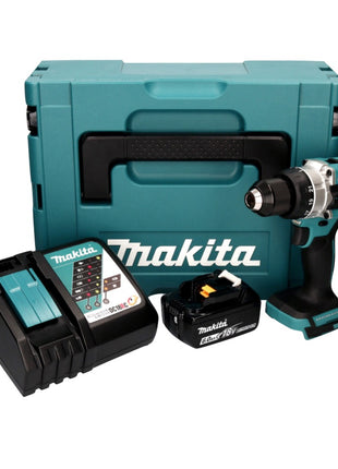 Makita DDF 486 RG1J akumulatorowa wiertarko-wkrętarka 18 V 130 Nm bezszczotkowa + 1x akumulator 6,0 Ah + ładowarka + Makpac