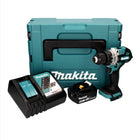 Makita DDF 486 RG1J akumulatorowa wiertarko-wkrętarka 18 V 130 Nm bezszczotkowa + 1x akumulator 6,0 Ah + ładowarka + Makpac