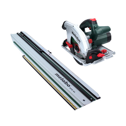 Ręczna pilarka tarczowa Metabo KS 66 FS 1500 W 190 mm + 1x tarcza pilarska + szyna do cięcia poprzecznego KFS 44