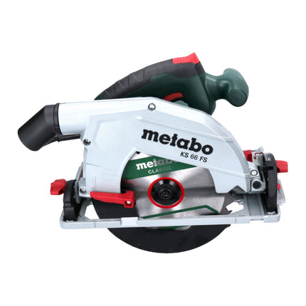 Ręczna pilarka tarczowa Metabo KS 66 FS 1500 W 190 mm + 1x tarcza pilarska + szyna do cięcia poprzecznego KFS 44