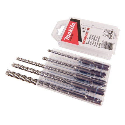 Makita DHR 243 Z Akumulatorowa wiertarko-wkrętarka udarowa 18 V 2,0 J SDS plus Brushless + 5-częściowy zestaw wierteł - bez akumulatora, bez ładowarki