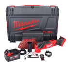 Milwaukee M18 FMT-501X FUEL multiherramienta a batería 18 V sin escobillas + 1x batería 5.0 Ah + set de accesorios 7 piezas + caja HD - sin cargador