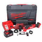 Milwaukee M18 FMT-501X FUEL multiherramienta a batería 18 V sin escobillas + 1x batería 5.0 Ah + cargador + set de accesorios 7 piezas + caja HD