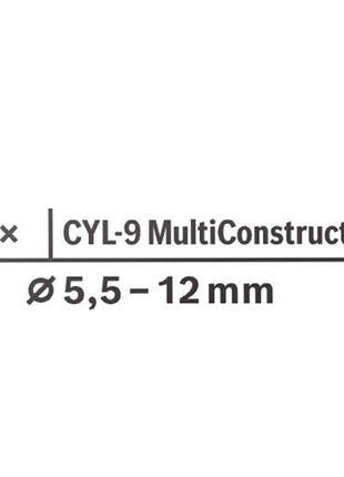 Bosch EXPERT CYL-9 Multi Construction Bohrer Set 7 tlg. 5 - 10 mm ( 2608900648 ) - Nachfolger von 2607010546 - Toolbrothers