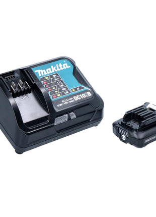 Makita HP 333 DSAP taladro percutor inalámbrico 12 V 30 Nm rosa + 1x batería 2,0 Ah + cargador + estuche