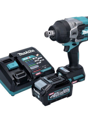 Makita TW 001 GM101 Akumulatorowy klucz udarowy 40 V maks. 1800 Nm bezszczotkowy XGT + 1x akumulator 4,0 Ah + ładowarka