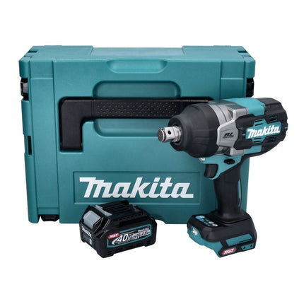 Makita TW 001 GD101 Akumulatorowy klucz udarowy 40 V maks. 1800 Nm bezszczotkowy XGT + 1x akumulator 2,5 Ah + ładowarka + Makpac