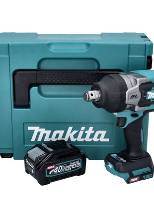 Makita TW 001 GM101 Akumulatorowy klucz udarowy 40 V maks. 1800 Nm bezszczotkowy XGT + 1x akumulator 4,0 Ah + Makpac - bez ładowarki