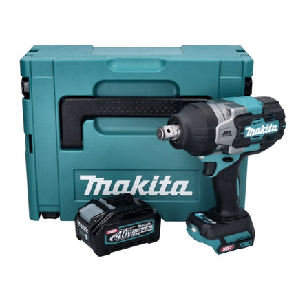 Makita TW 001 GM101 Akumulatorowy klucz udarowy 40 V maks. 1800 Nm bezszczotkowy XGT + 1x akumulator 4,0 Ah + Makpac - bez ładowarki