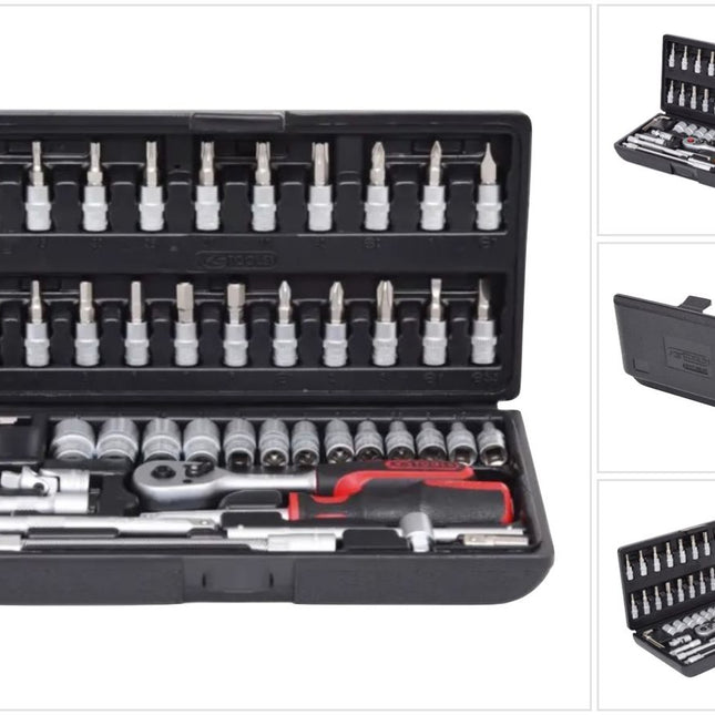 KS TOOLS 1/4" Steckschlüssel-Satz, 48-tlg ( 917.0648 ) - Toolbrothers
