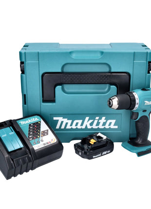 Makita DDF 453 RA1J Akumulatorowa wiertarko-wkrętarka 18 V 42 Nm + 1x akumulator 2,0 Ah + ładowarka + Makpac