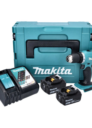 Makita DDF 453 RTJ Akku Bohrschrauber 18 V 42 Nm + 2x Akku 5,0 Ah + Ladegerät + Makpac - Toolbrothers