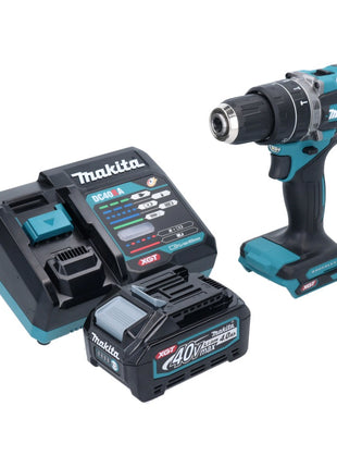 Makita HP 002 GM101 Akku Schlagbohrschrauber 40 V 64 Nm Brushless + 1x Akku 4,0 Ah + Ladegerät