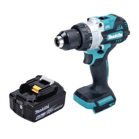 Makita DHP 486 G1 Akku Schlagbohrschrauber 18 V 130 Nm Brushless + 1x Akku 6,0 Ah - ohne Ladegerät