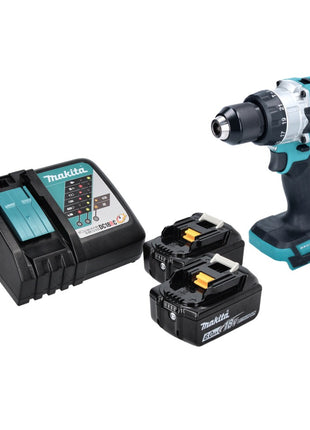 Makita DHP 486 RG Perceuse-visseuse à percussion sans fil 18 V 130 Nm Brushless + 2x batterie 6,0 Ah + chargeur