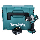 Makita DHP 486 M1J akumulatorowa wiertarko-wkrętarka udarowa 18 V 130 Nm bezszczotkowa + 1x akumulator 4,0 Ah + Makpac - bez ładowarki