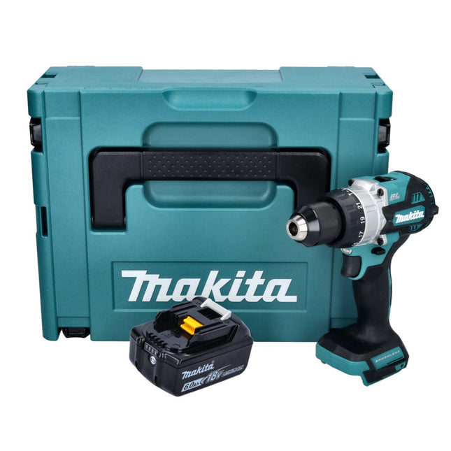 Makita DHP 486 G1J akumulatorowa wiertarko-wkrętarka udarowa 18 V 130 Nm bezszczotkowa + 1x akumulator 6,0 Ah + Makpac - bez ładowarki
